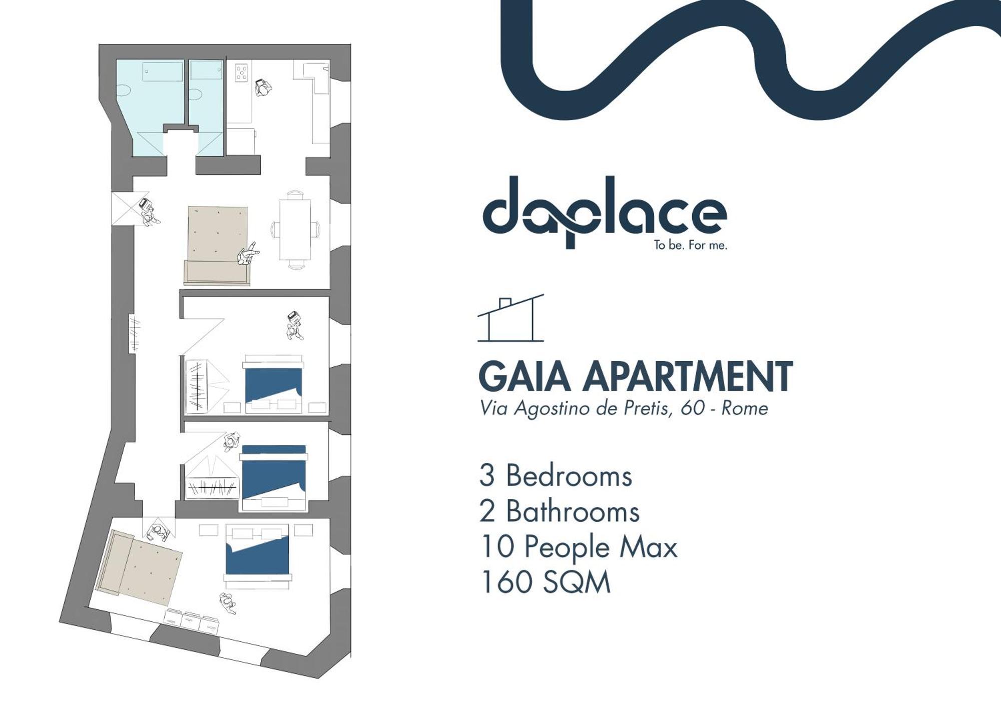 Daplace - Gaia Apartment Roma Eksteriør bilde